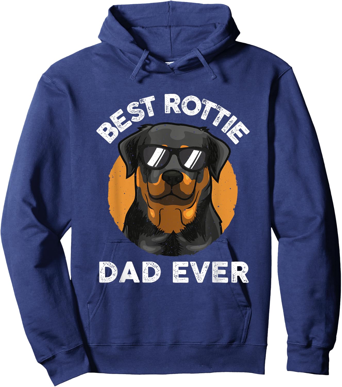 Funny Rottweiler Dad Design Grandpa Rottie Dad Quote Hoodie - Hoodie | Navy