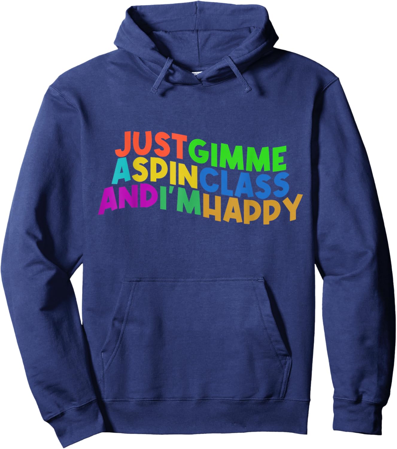 Spin Class Queen Funny Spinning Class Fitness Exercise Hoodie - Hoodie | Navy
