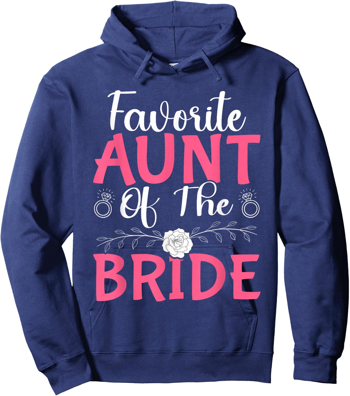 Favorite Aunt Of The Bride Hoodie - Hoodie | Navy