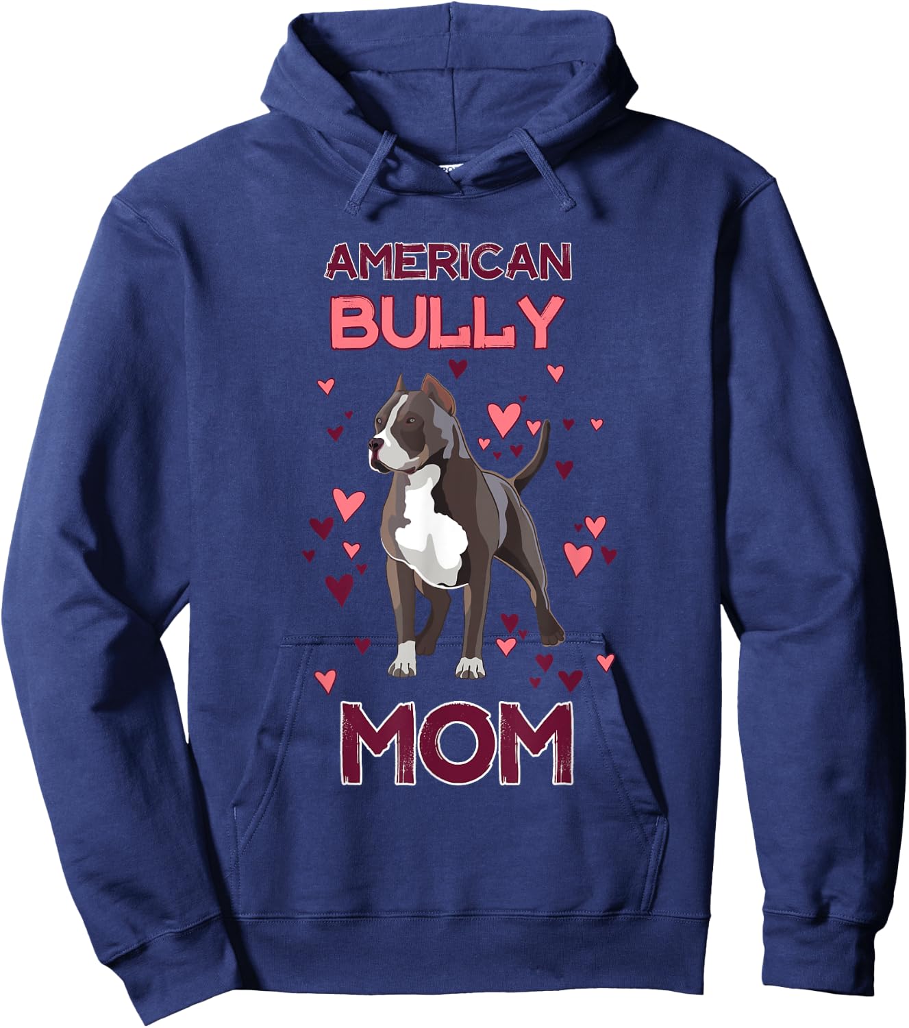 American Bully Mom American Bully Lover for Owner Hoodie - Hoodie | Navy