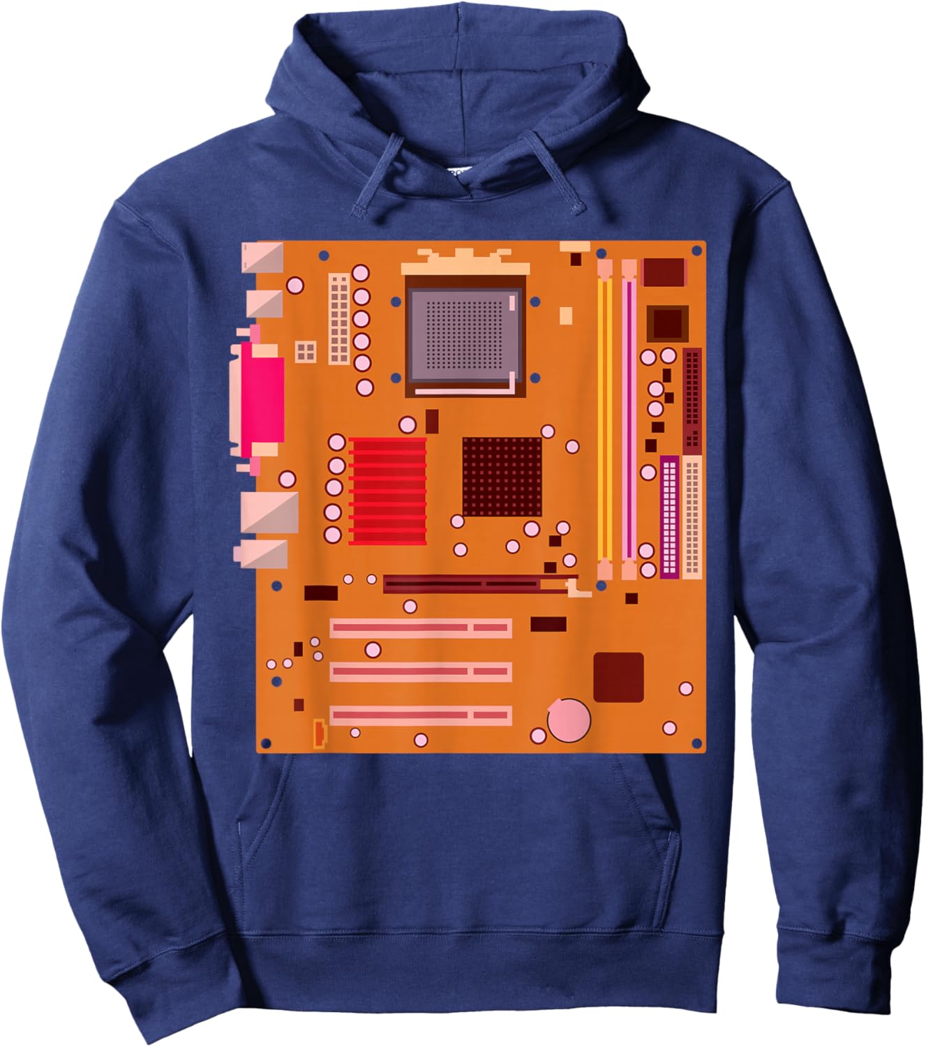 Electronics for devices and systems, circuit boards, soldering Hoodie - Hoodie | Navy