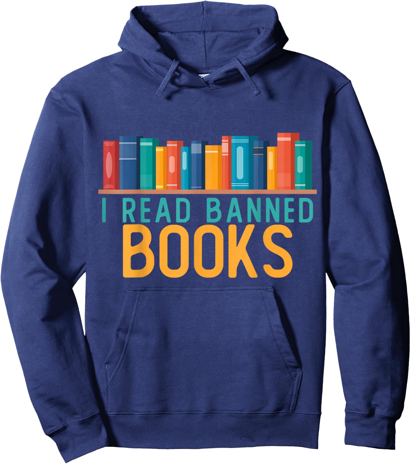 I Am With the Banned Books Shirts Funny I Read Banned Books Hoodie - Hoodie | Navy