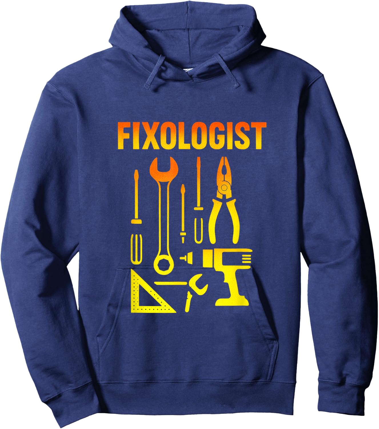 FIXOLOGIST - Funny Handyman Carpenter DIY Hoodie - Hoodie | Navy