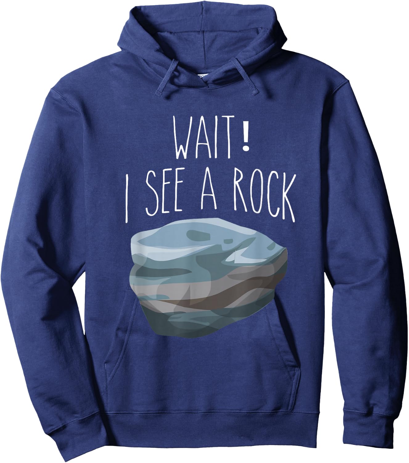 The Original Wait I See a Rock Shirt Funny Geologist Hoodie - Hoodie | Navy