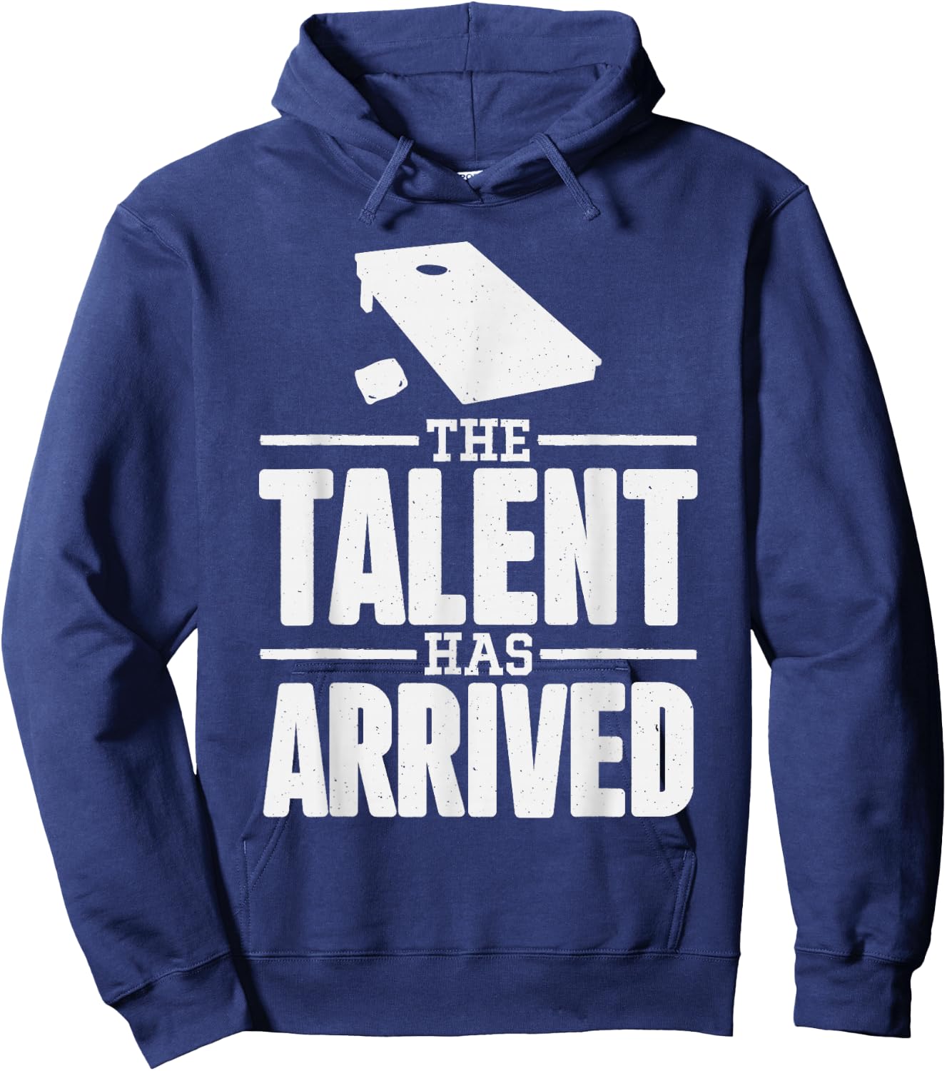 The Talent Has Arrived, Funny Cornhole Men Cornhole Grandpa Hoodie - Hoodie | Navy