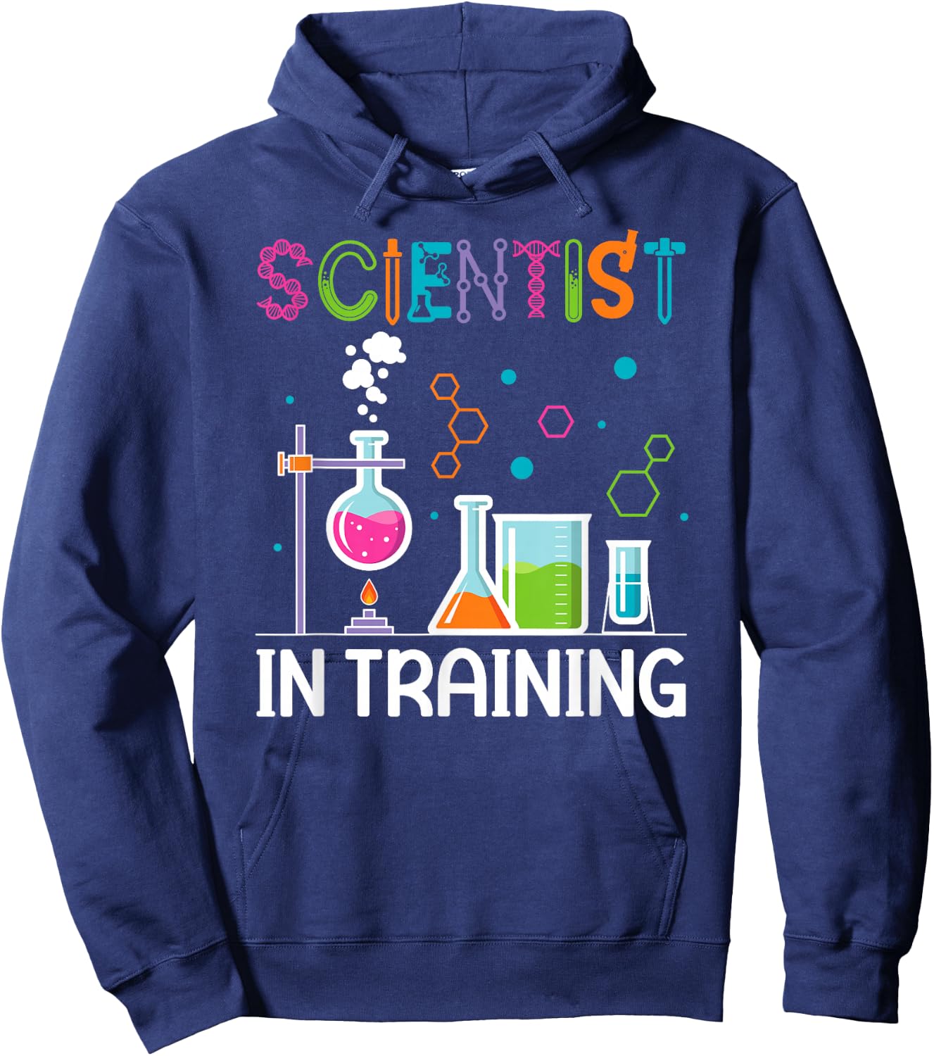 Future Scientist in Training Kids Scientist Boy Science Hoodie - Hoodie | Navy