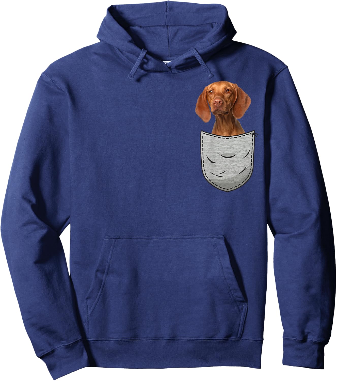 Magyar Vizsla Short Haired Hungarian Vorehand Dog Hoodie - Hoodie | Navy