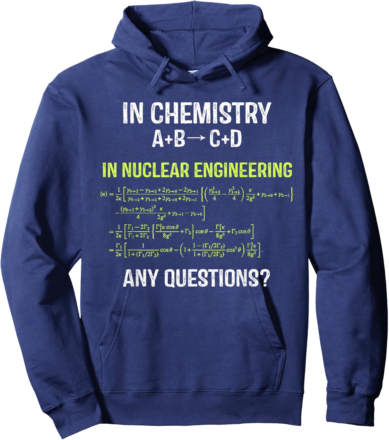 Nuclear Engineering Nuclear Physics Energy Hoodie - Hoodie | Navy