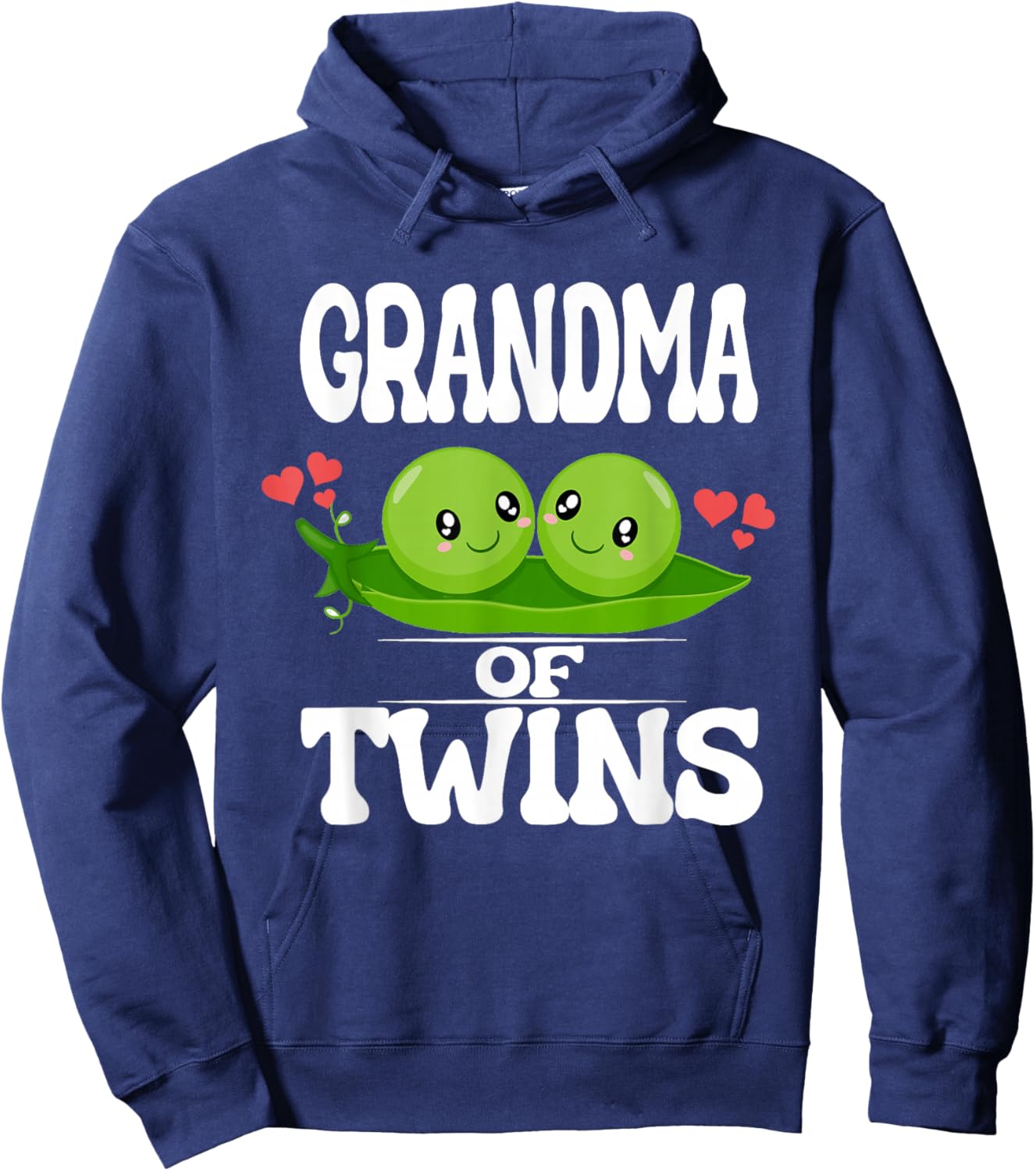 Grandma Of Twins Black Women's Classic Fit Hoodie - Hoodie | Navy