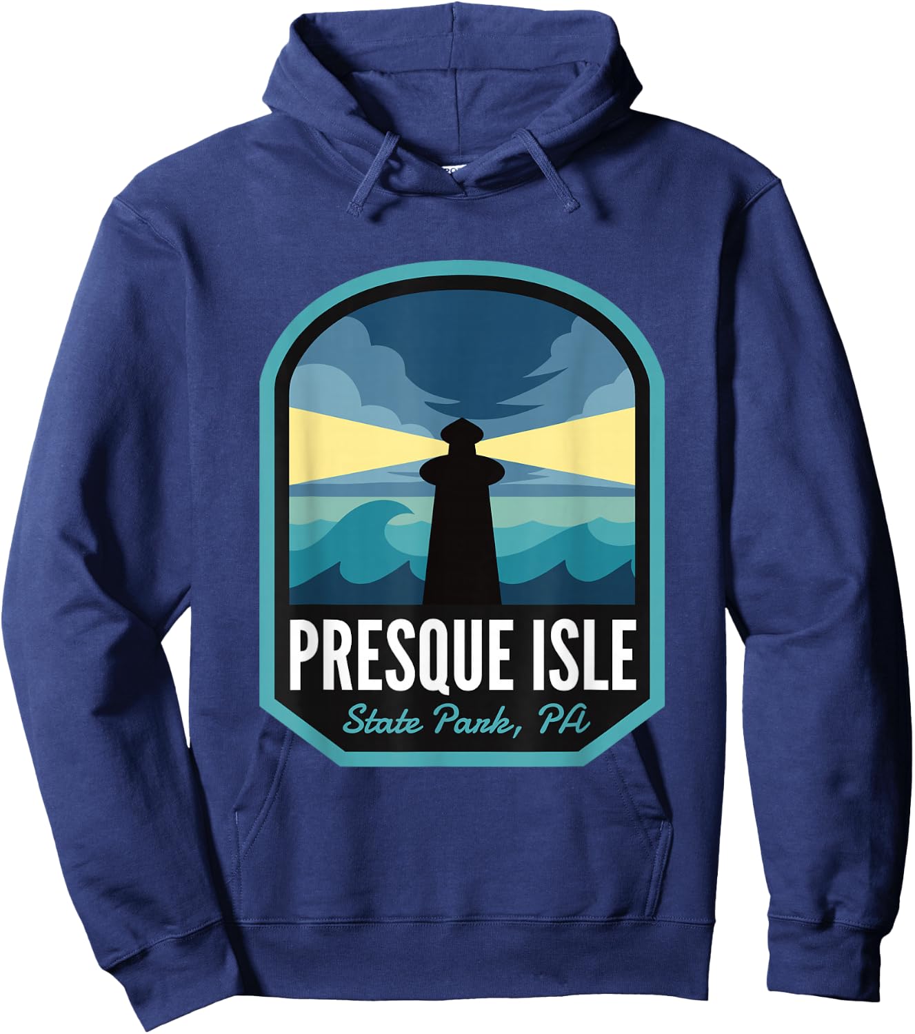 Presque Isle State Park Pennsylvania Hoodie - Hoodie | Navy