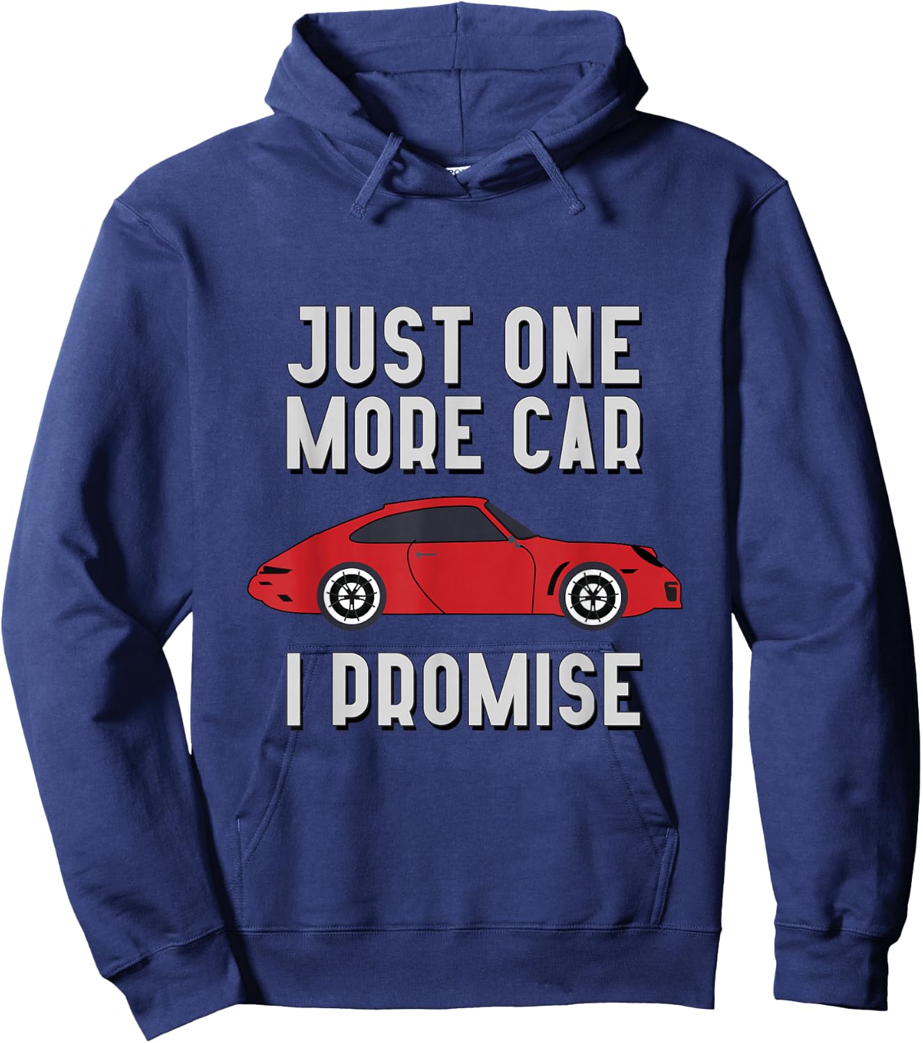 One More Car Part I Promise for Car Enthusiast Small Hoodie - Hoodie | Navy