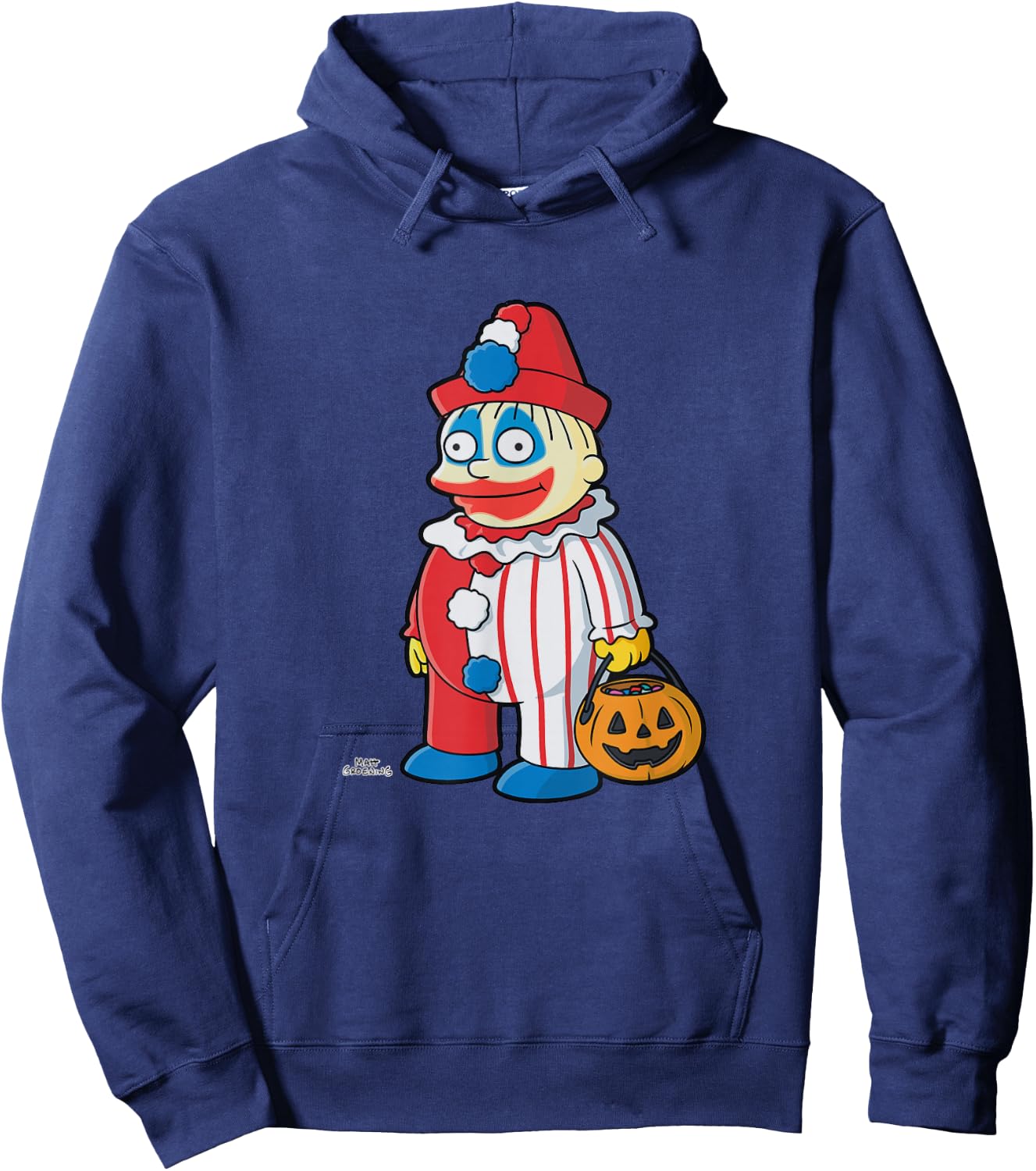 The Simpsons Ralph Clown Treehouse of Horror Halloween Hoodie - Hoodie | Navy