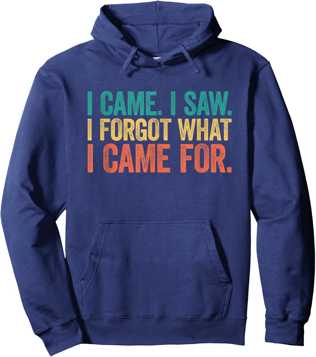 I Came I Saw I Forgot What I Came For Hoodie - Hoodie | Navy
