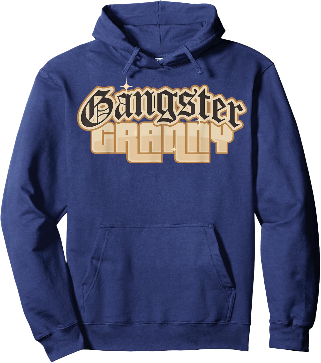 Emo Gangsta Granny Gangster Grandmother for Grandma Grammy Hoodie - Hoodie | Navy