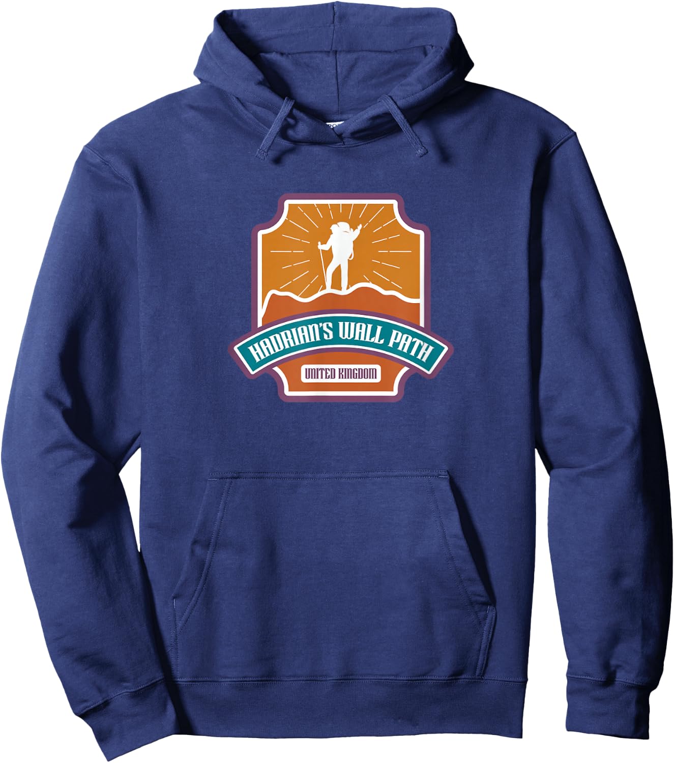 Hadrians Wall Path - United Kingdom Hoodie - Hoodie | Navy