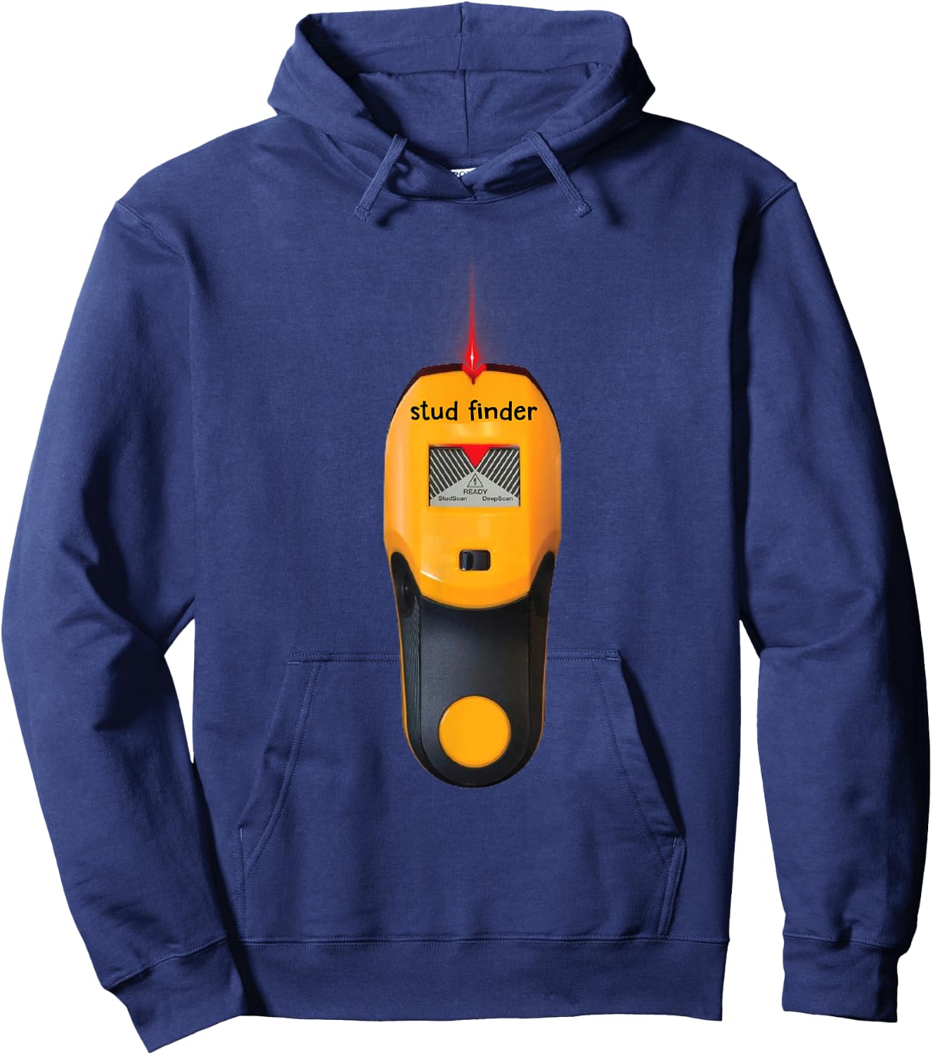 Found The Stud Wall scanner Funny Dad Stud Finder Tools Hoodie - Hoodie | Navy