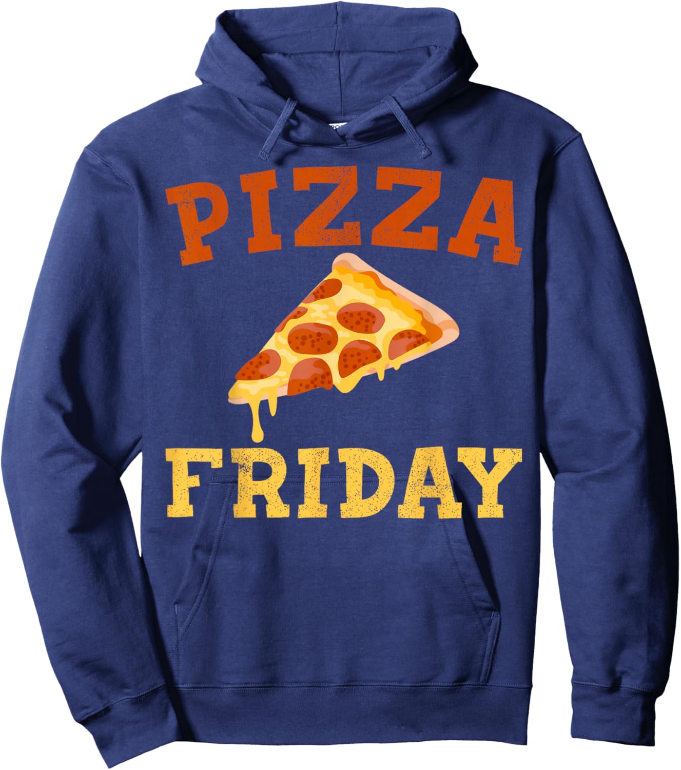 Funny Pizza Gift Women Cool Pizza Friday Food Pun Hoodie - Hoodie | Navy