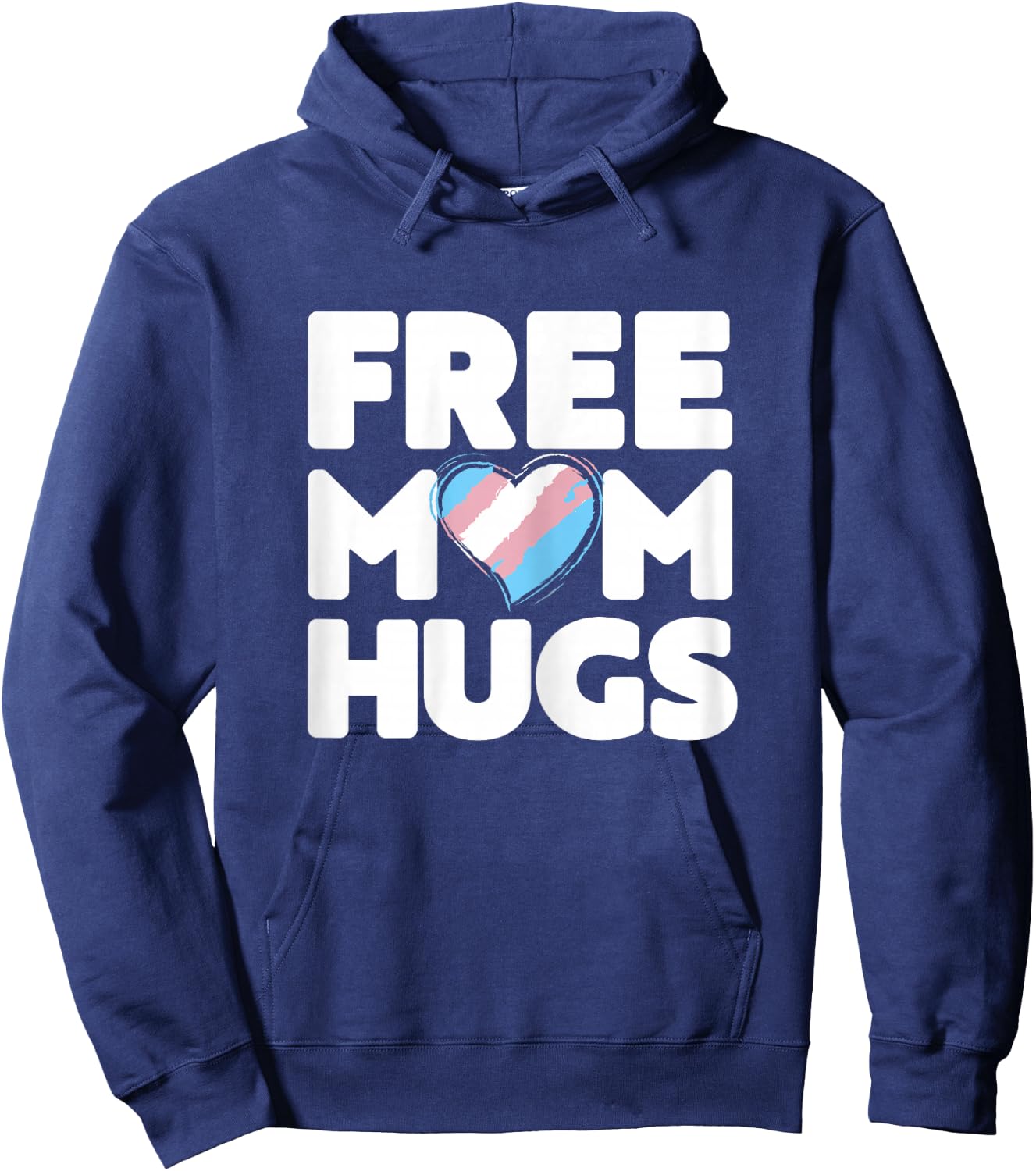 Free Mom Hugs Free Mom Hugs Transgender Pride Shirt Hoodie - Hoodie | Navy