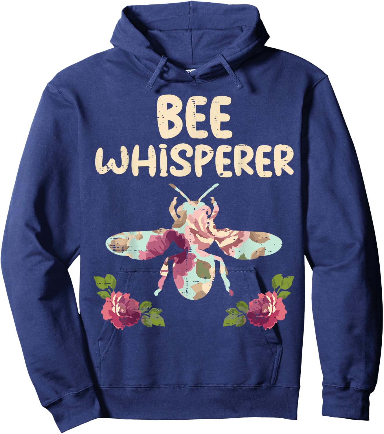 Bee Whisperer Flower Funny Beekeeper Apiarist Men Women Hoodie - Hoodie | Navy