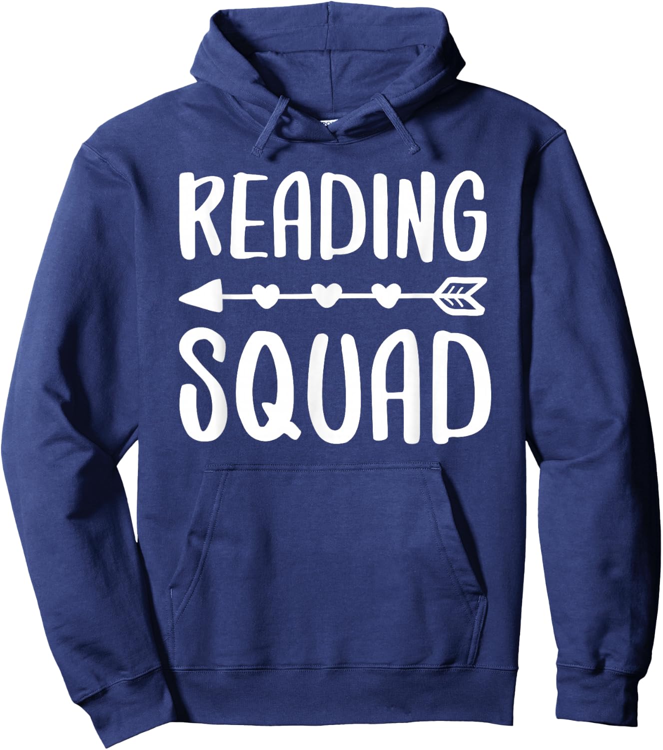 Reading Squad Shirt Literacy Lover Bookworm Hoodie - Hoodie | Navy