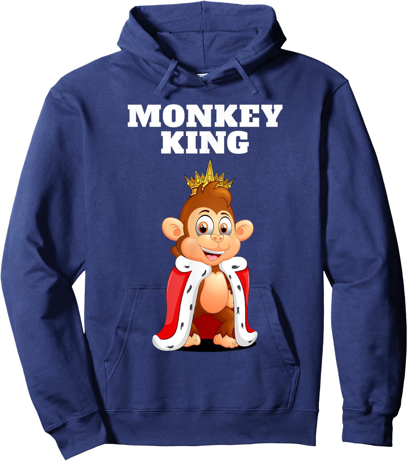Monkey King | Boys Monkey | Monkey Hoodie - Hoodie | Navy