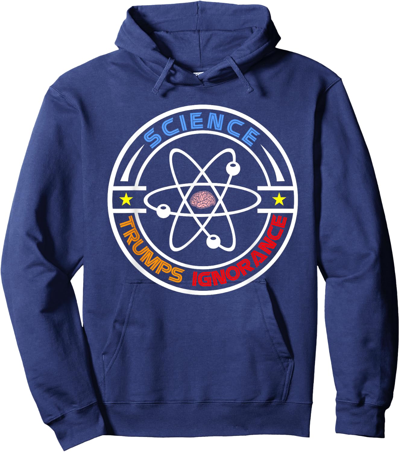 Science Trumps Ignorance - Pro-Science Hoodie - Hoodie | Navy