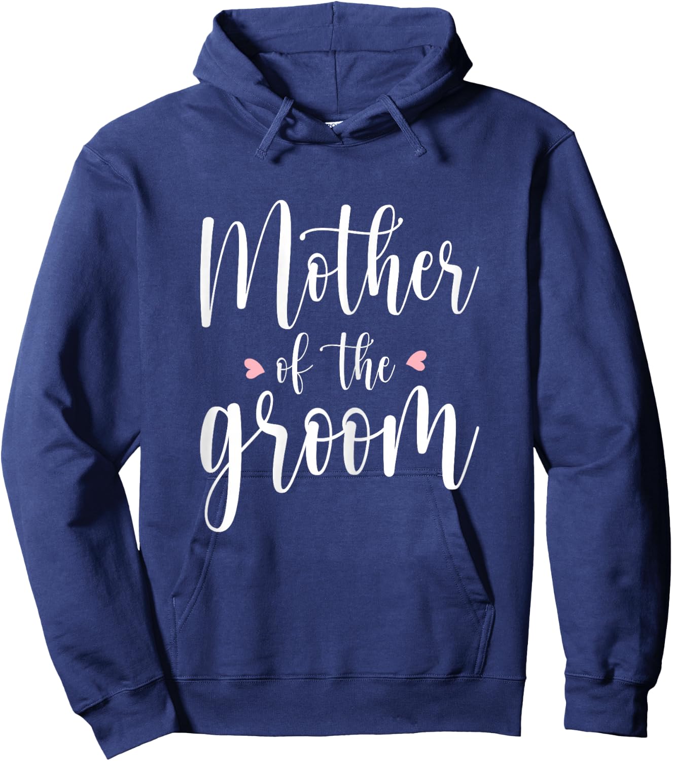 Mother Of The Groom - Cute Wedding Marriage Groom Mom Hoodie - Hoodie | Navy