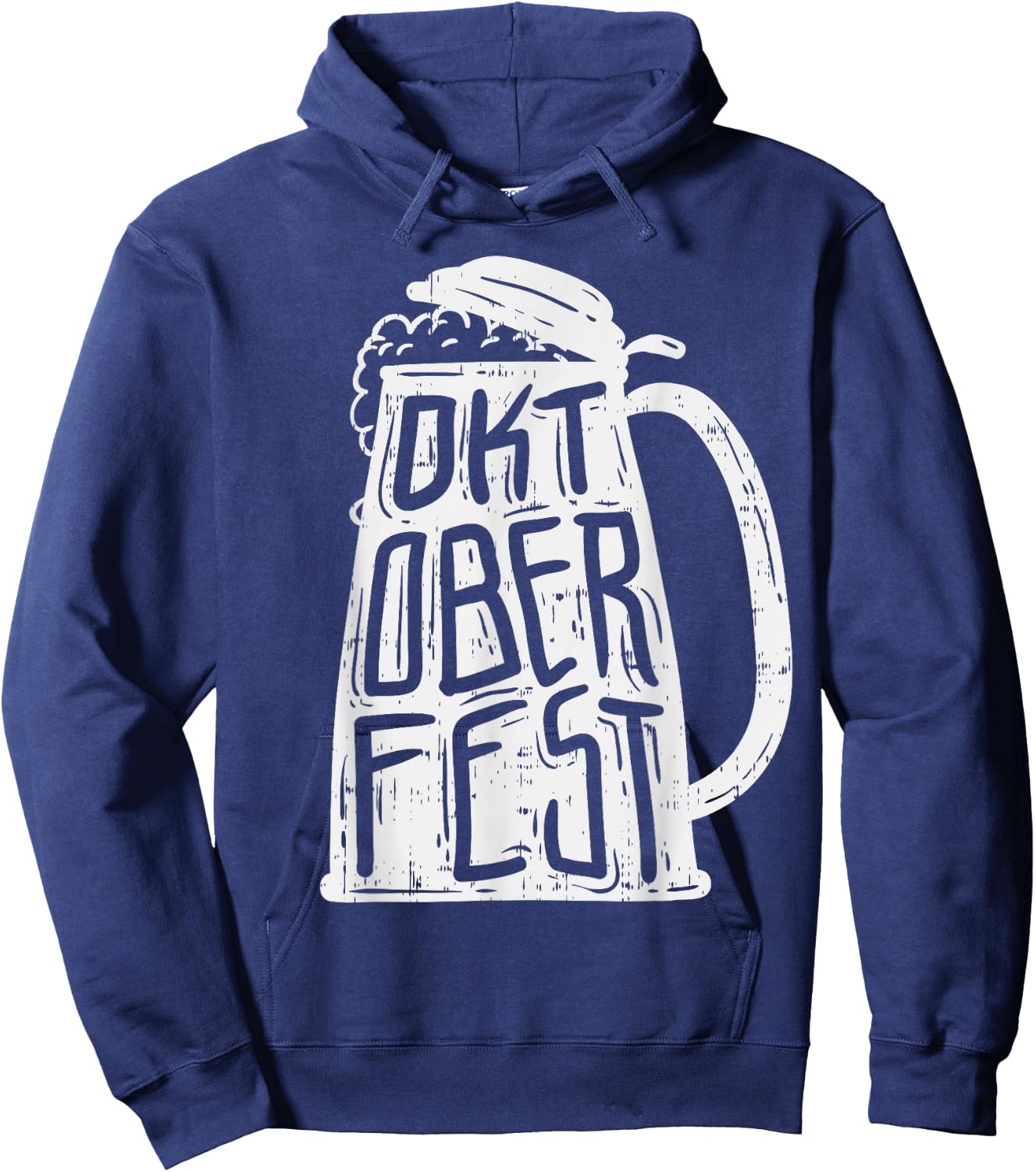 Oktoberfest Beer Mug Shirt OktoBeerFest German Drinking Gift Hoodie - Hoodie | Navy