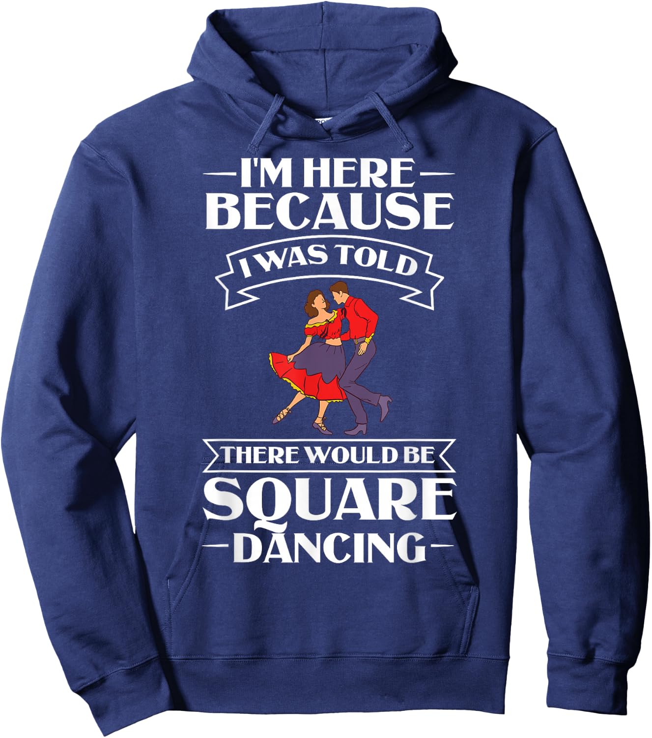 Square Dance Music Caller Lessons Dancer Hoodie - Hoodie | Navy