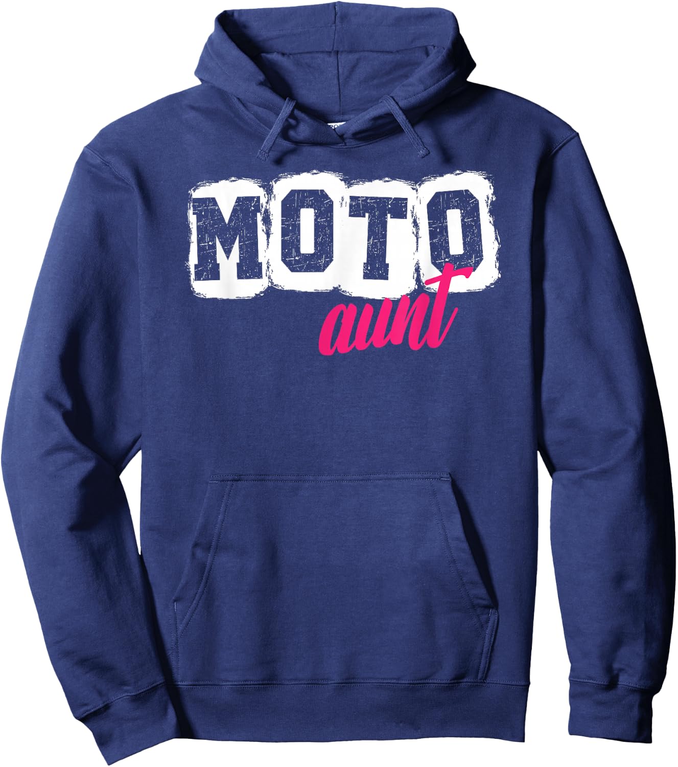 Moto Aunt Motocross Aunt Motocross Rider Aunt Hoodie - Hoodie | Navy