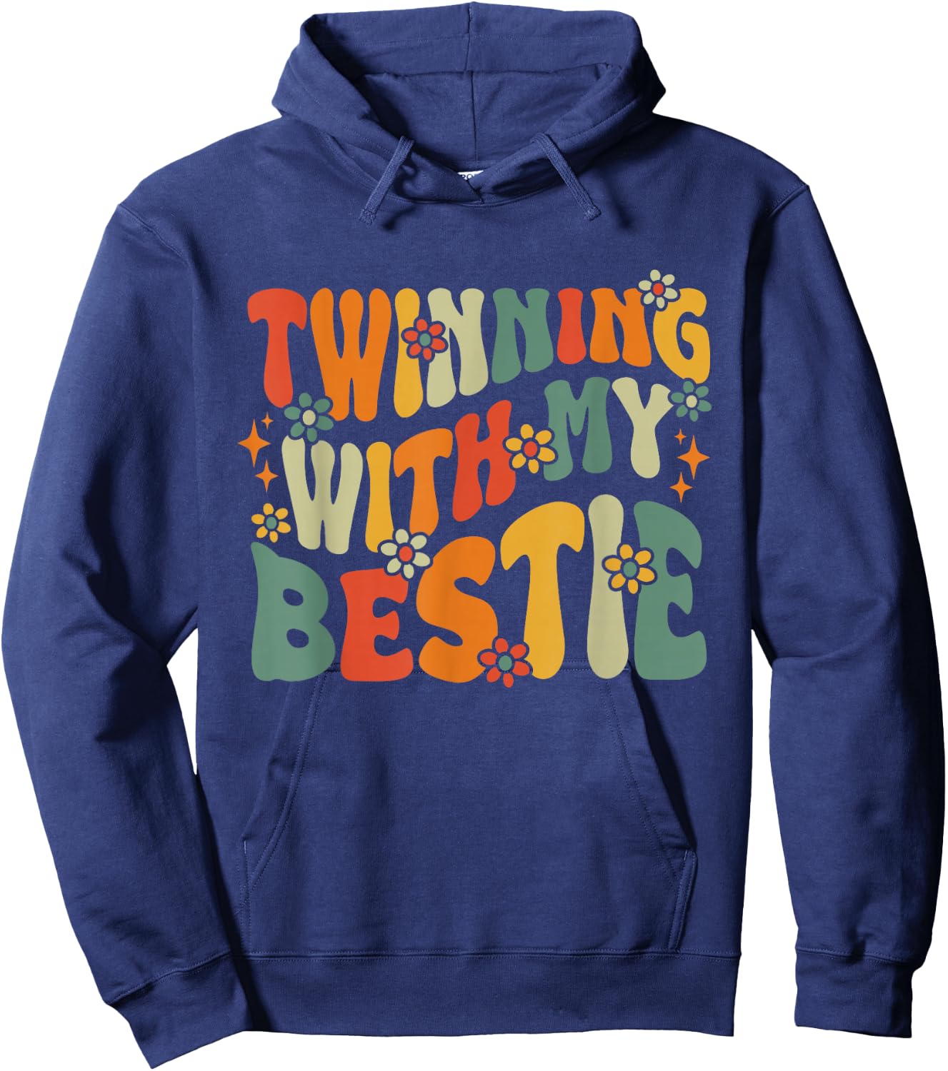 Matching Twins Friend Spirit Week Twinning with My Bestie Hoodie - Hoodie | Navy