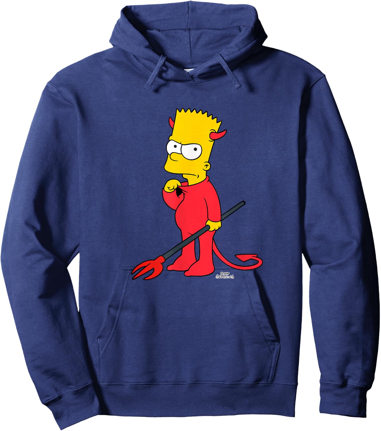 The Simpsons Bart Devil Suit Treehouse of Horrors Halloween Hoodie - Hoodie | Navy