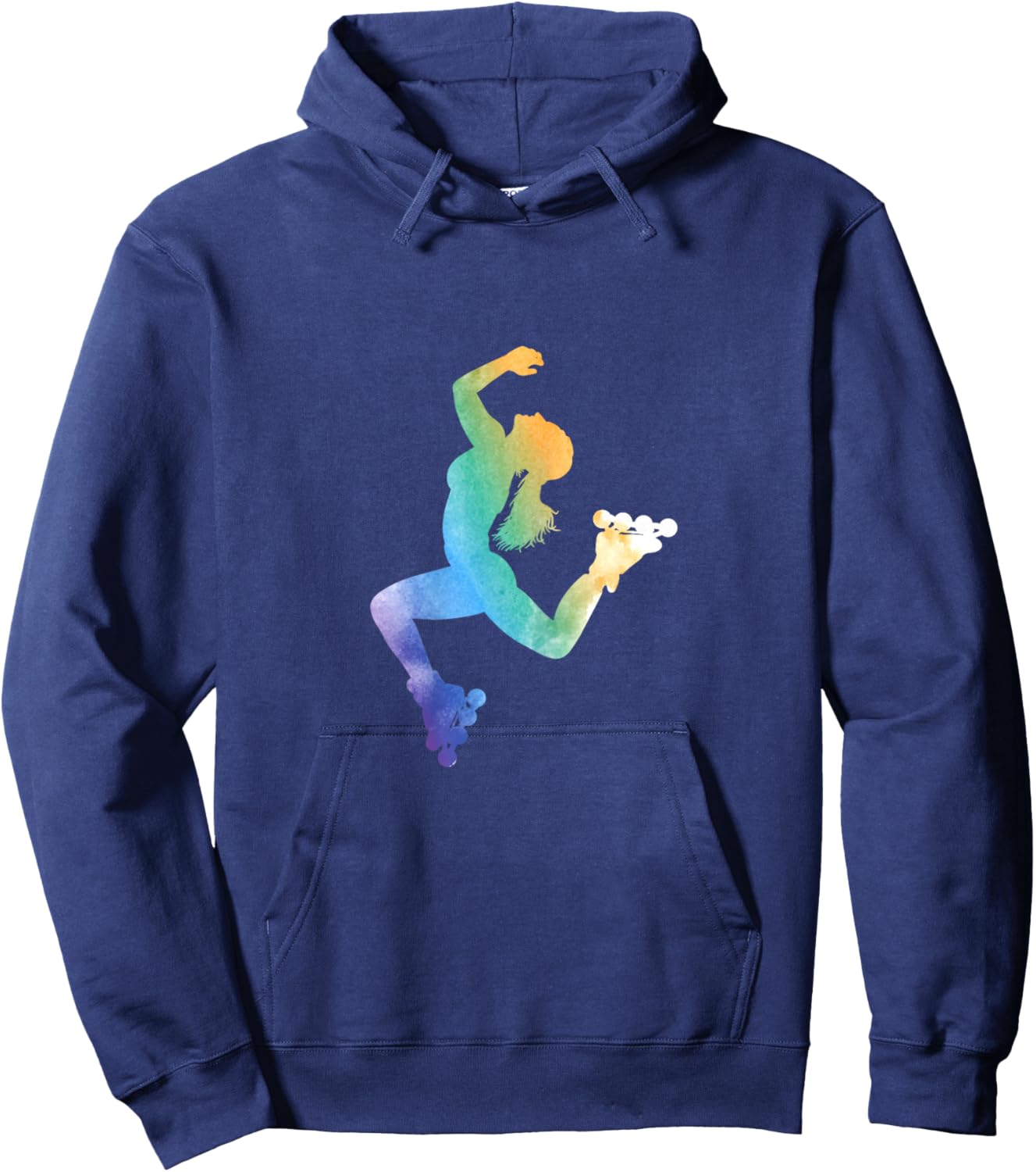 Skating Skateboard Snow Skiing Winter Sports Hobby Tournament Skiing Girl Power Strong Woman Ace Hoodie - Hoodie | Navy