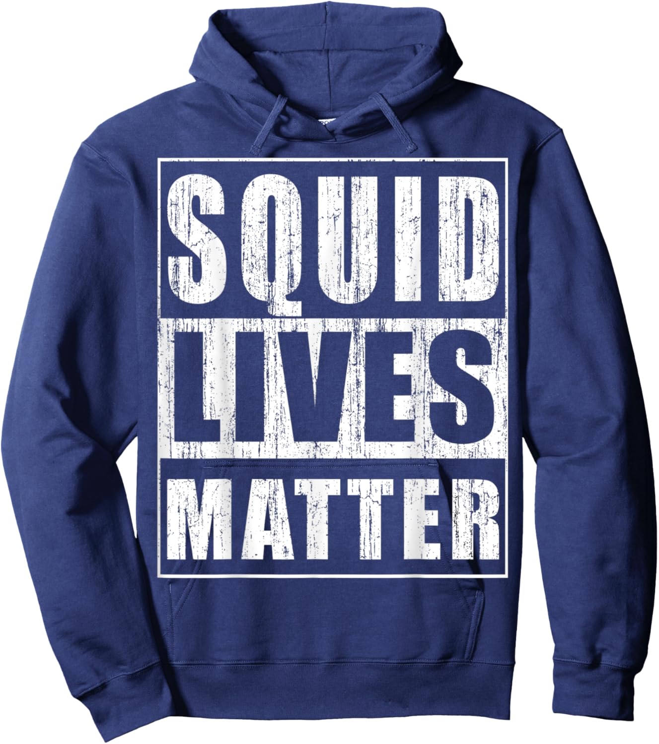 Squid Lives Matter Water Life Protection Hoodie - Hoodie | Navy
