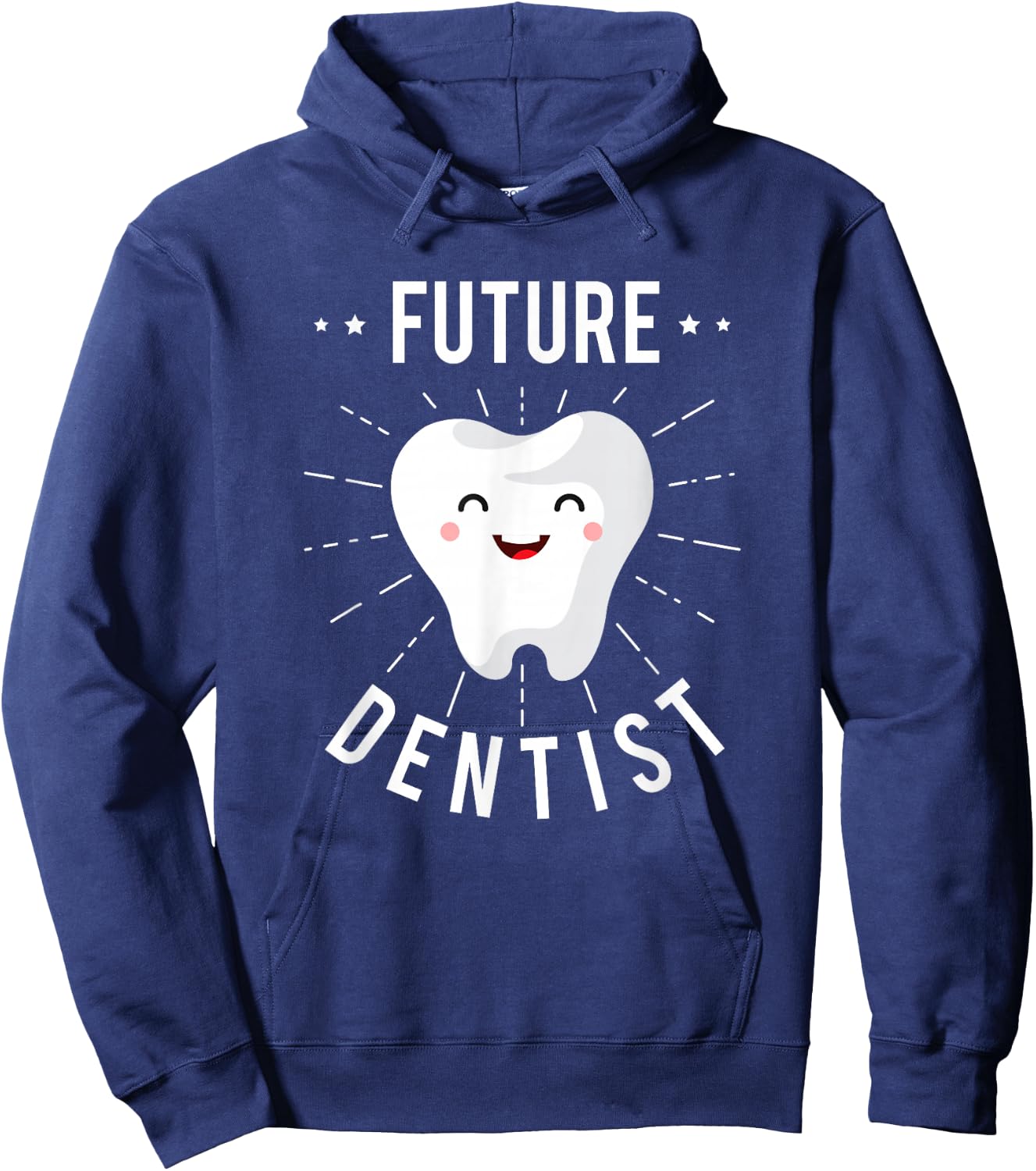 Future dentist Gifts for a Dental worker funny dentist teeth Hoodie - Hoodie | Navy