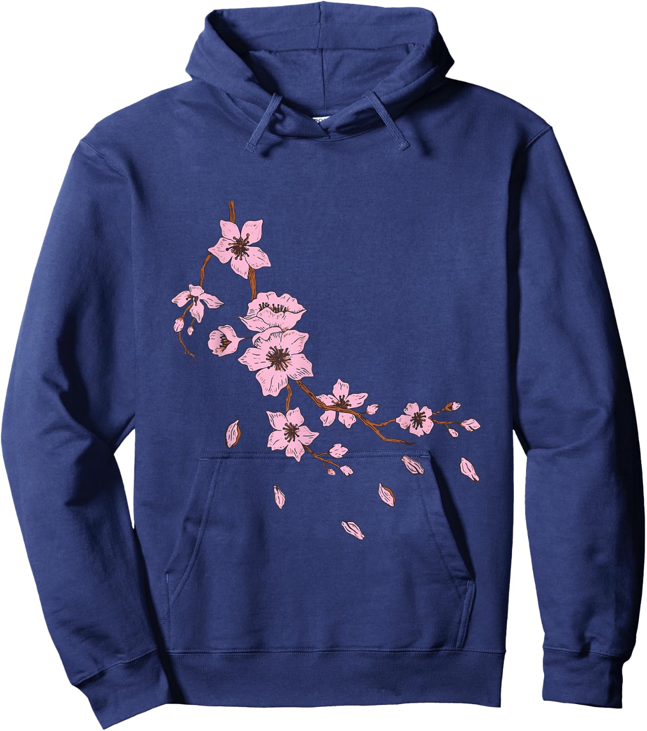 Sakura Tree Cherry Blossom Tree Cherry Flowers Hoodie - Hoodie | Navy