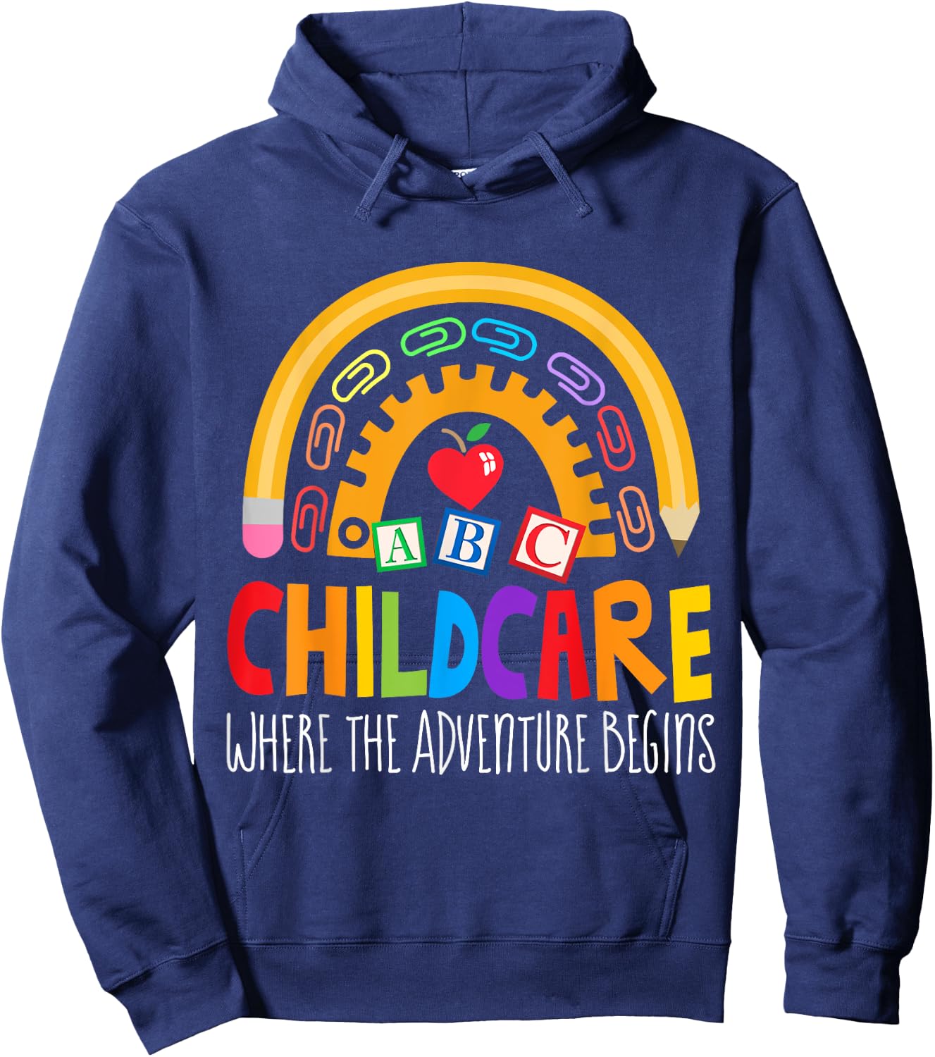 Childcare Director Daycare Crew School Provider Teacher Hoodie - Hoodie | Navy