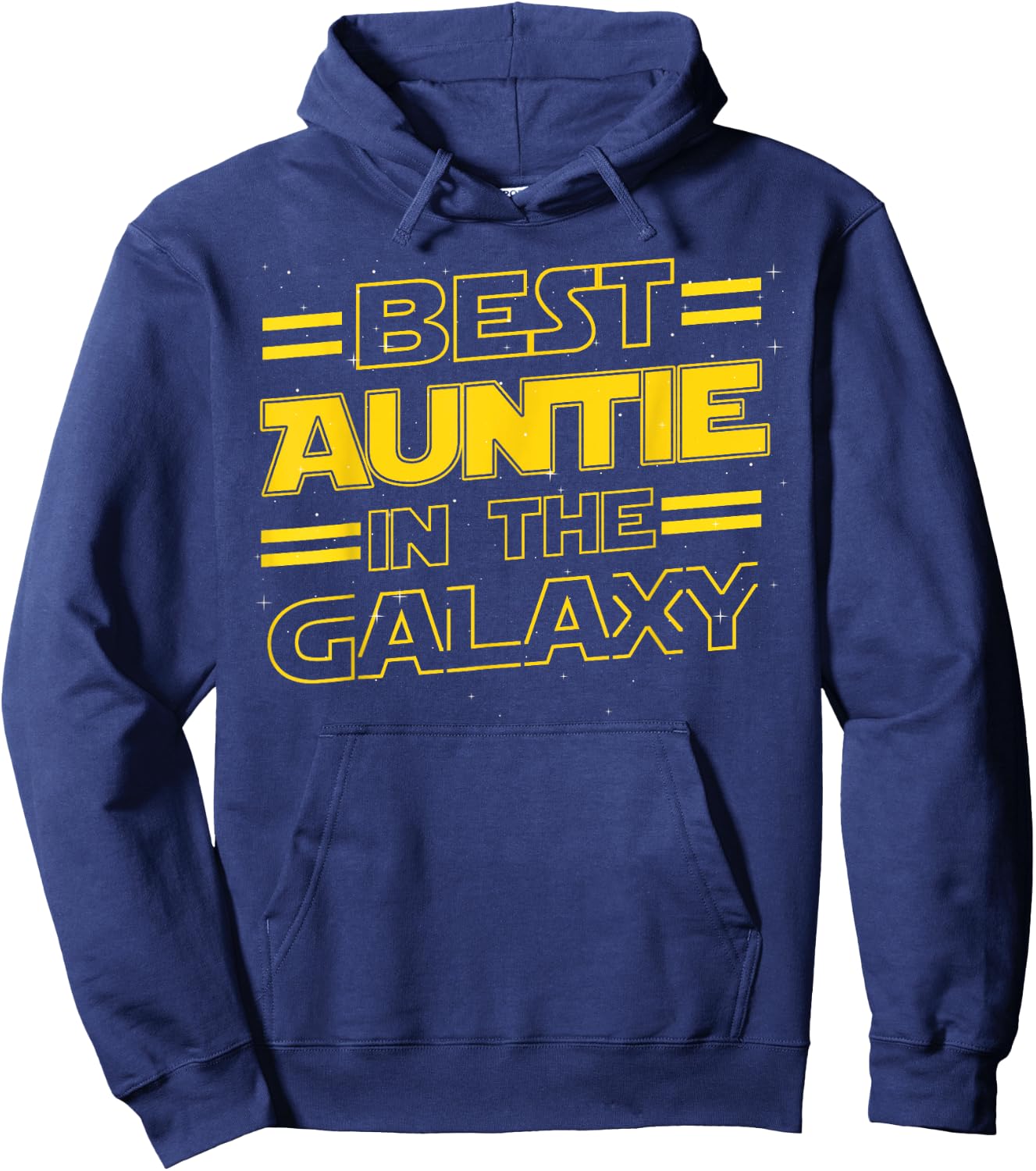 Best Auntie in the Galaxy Funny Mothers Day Gift Hoodie - Hoodie | Navy