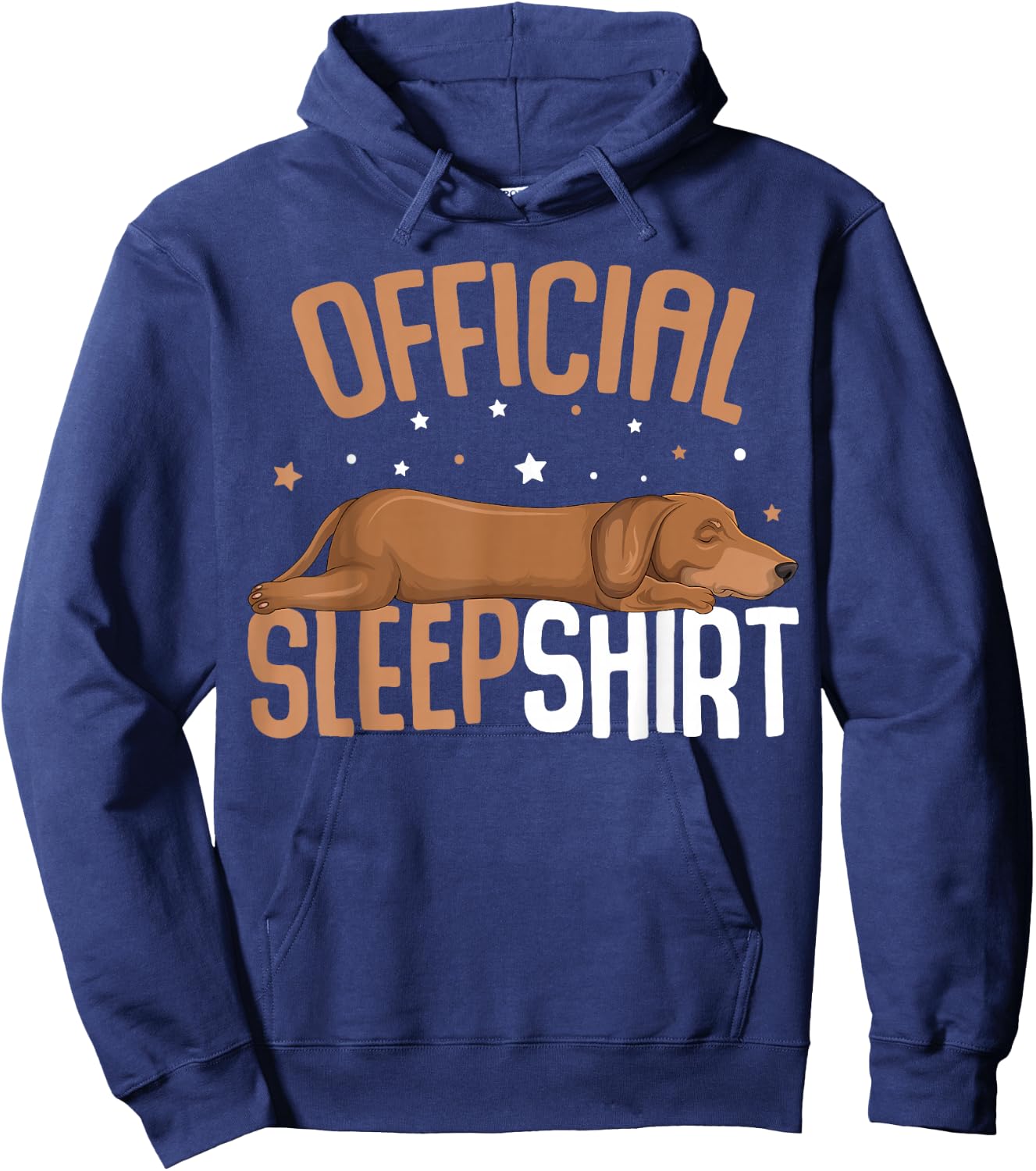 Dachshund Weiner Dog Official Sleepshirt Women Girls Kids Hoodie - Hoodie | Navy