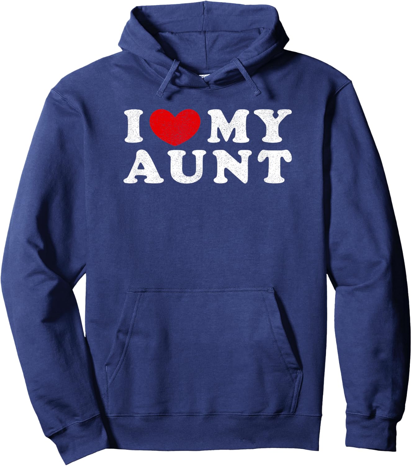 I Love My Aunt, I Heart My Aunt Hoodie - Hoodie | Navy