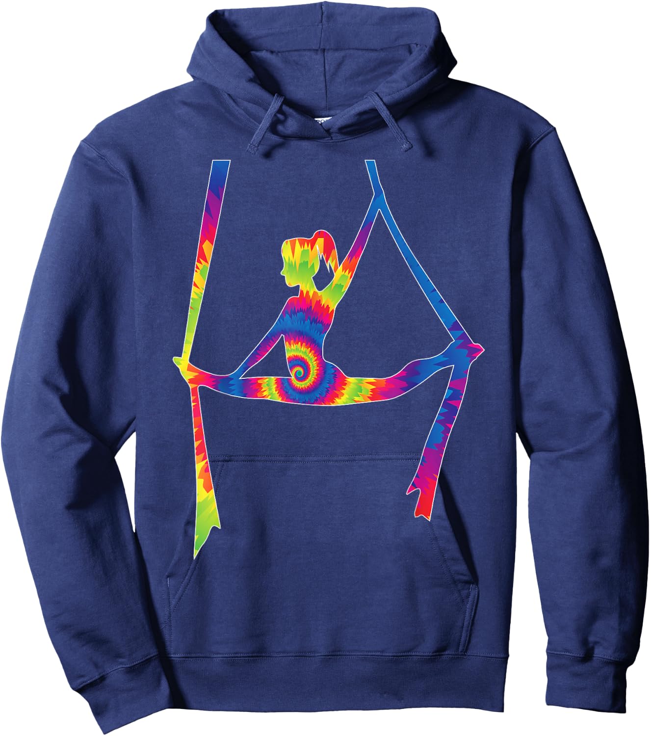 Aerial Silks Dancer Trapeze Aerialist Air Yoga Acrobatics Hoodie - Hoodie | Navy