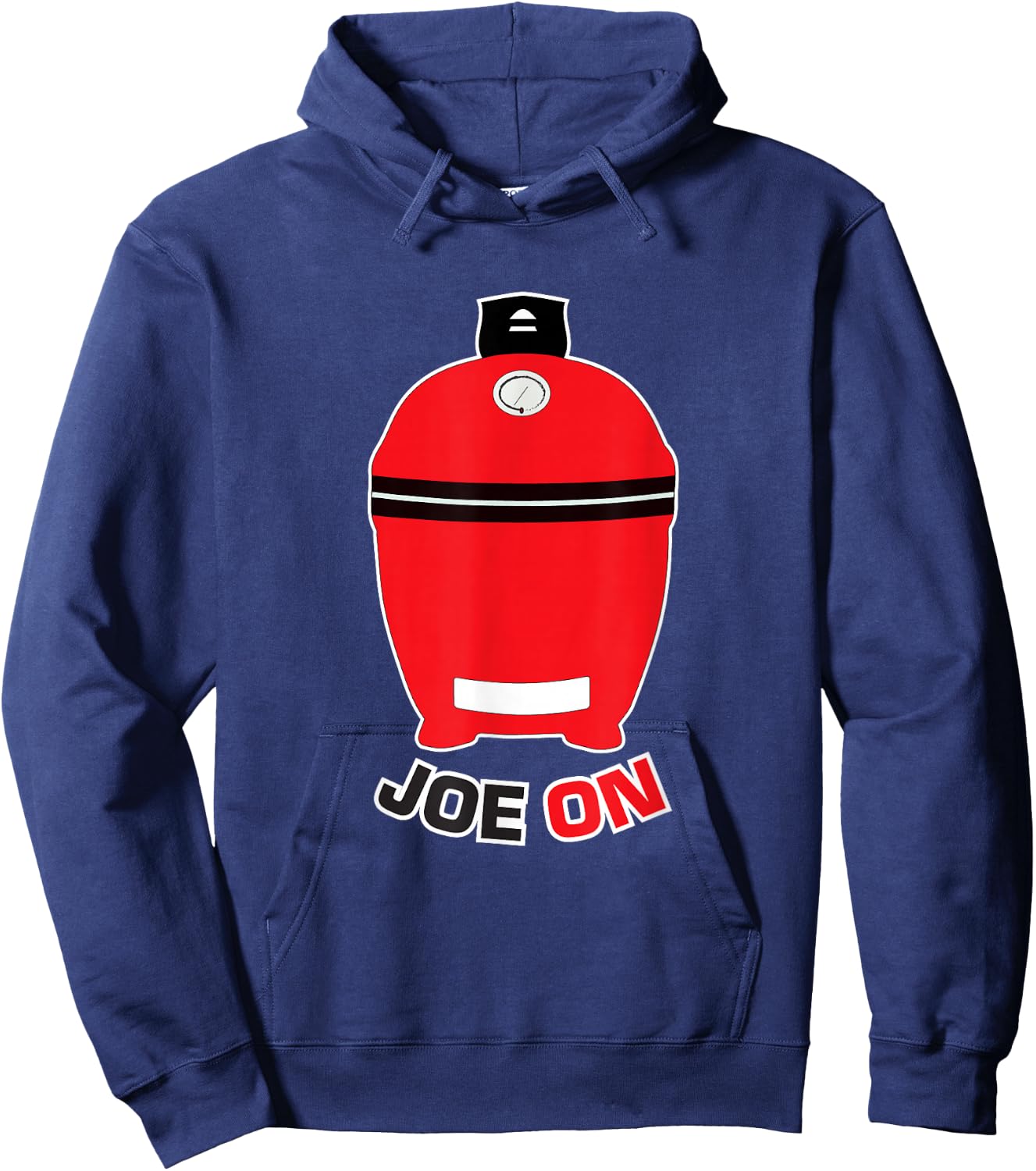 Joe ON Red BBQ Grilling Low and Slow Kamado Charcoal Grill Hoodie - Hoodie | Navy