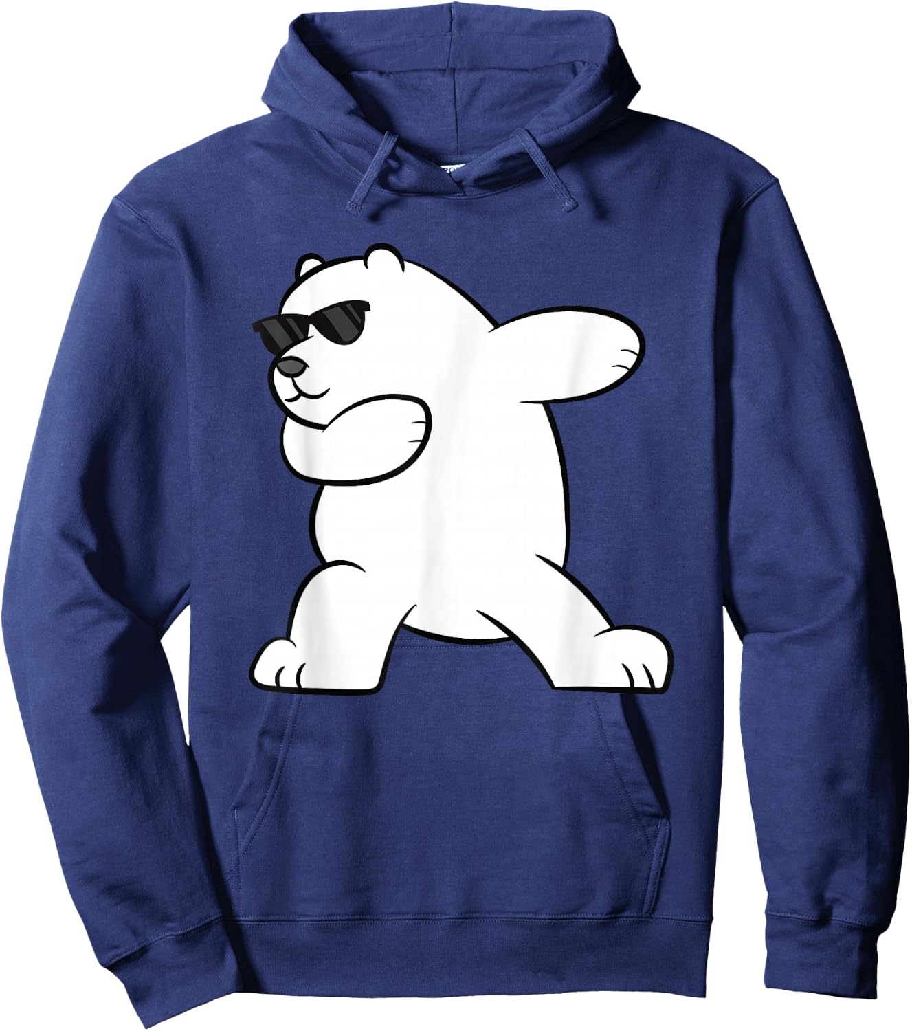 Ice Bear Dabbing Arctic Cute Dabbing Polar Bear Hoodie - Hoodie | Navy