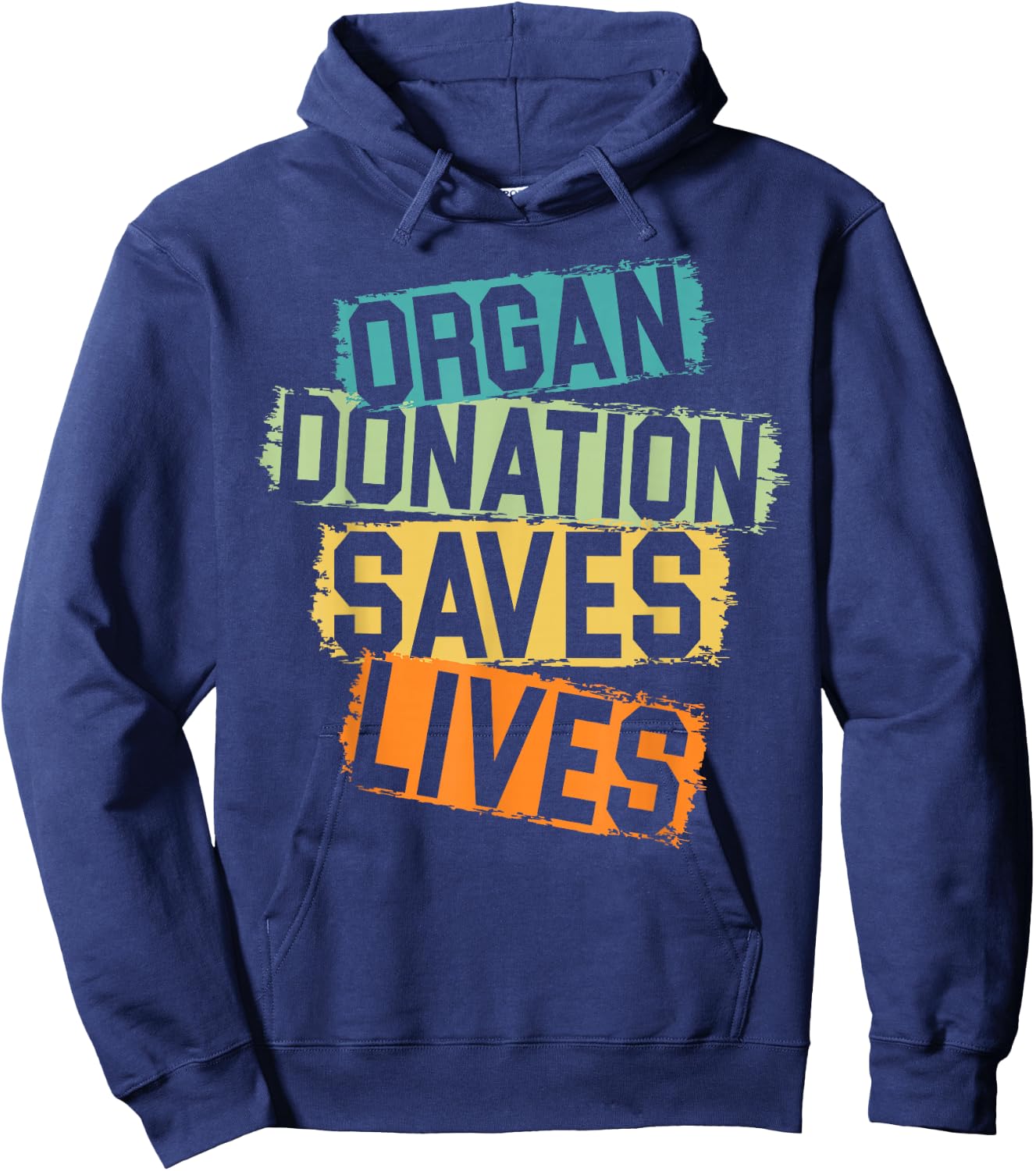 Living Donor Organ Donation Awareness Save A Life Be A Hero Hoodie - Hoodie | Navy