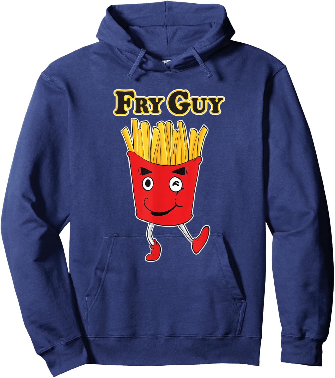 Fry Guy Logo Hoodie - Hoodie | Navy