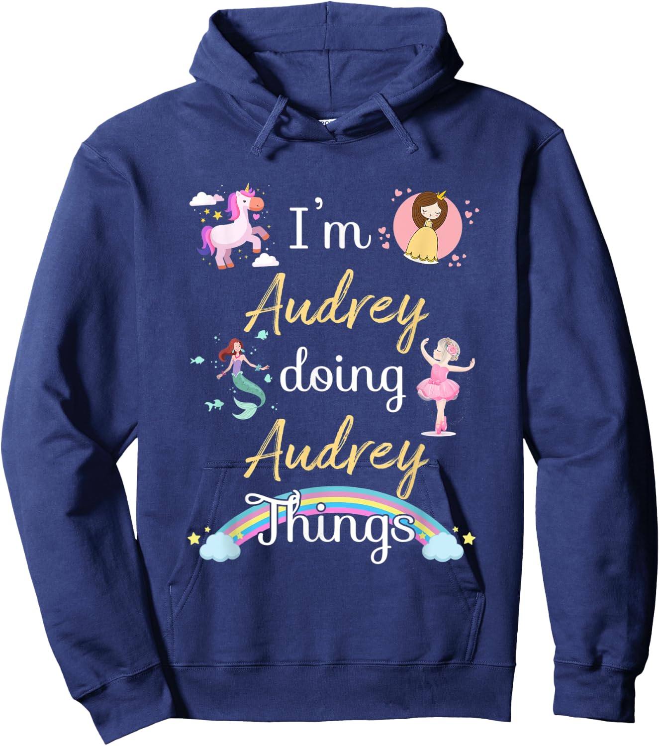 I'm AUDREY Doing AUDREY things Funny Name Hoodie - Hoodie | Navy