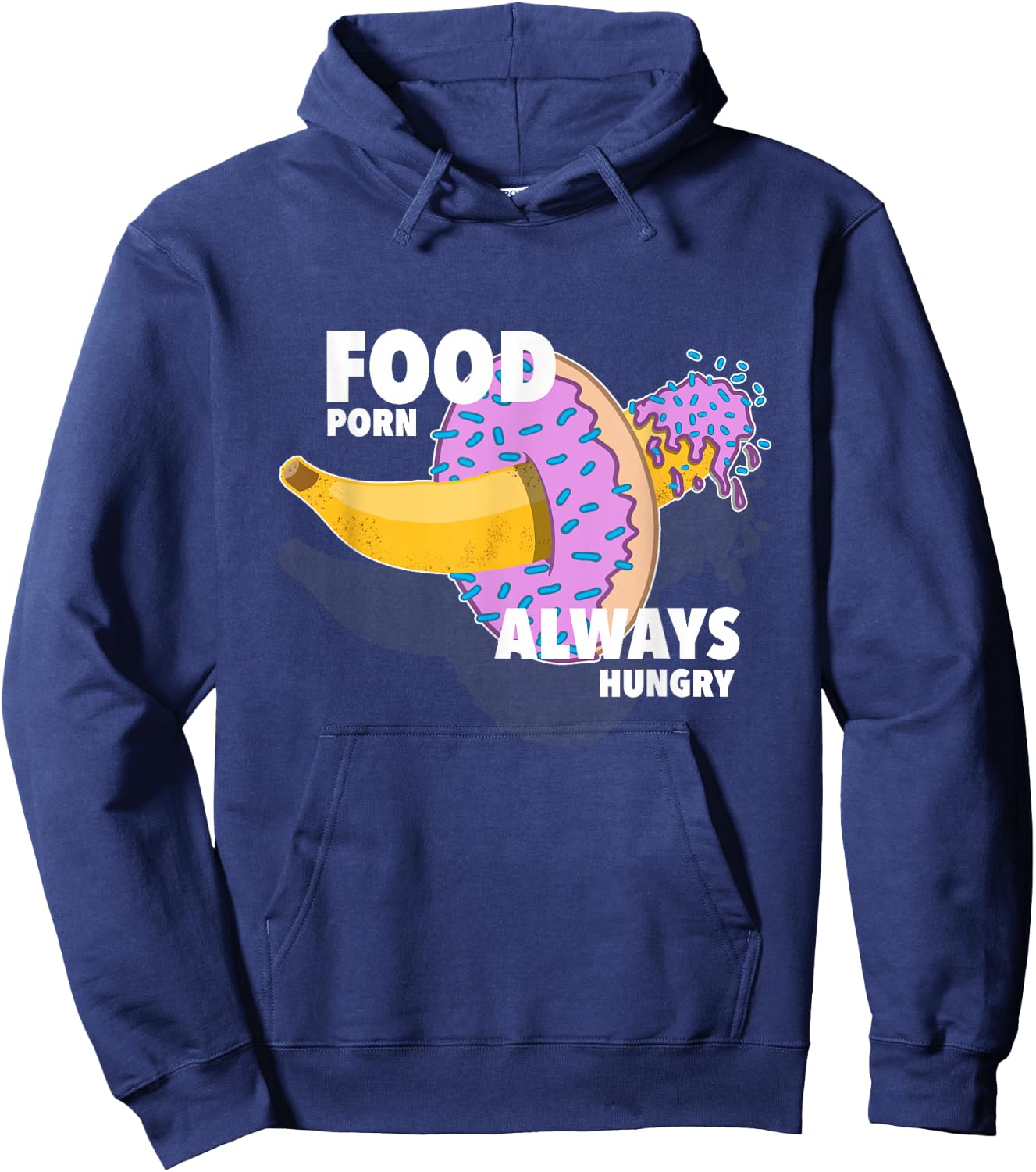 Food porn gifts Hoodie - Hoodie | Navy