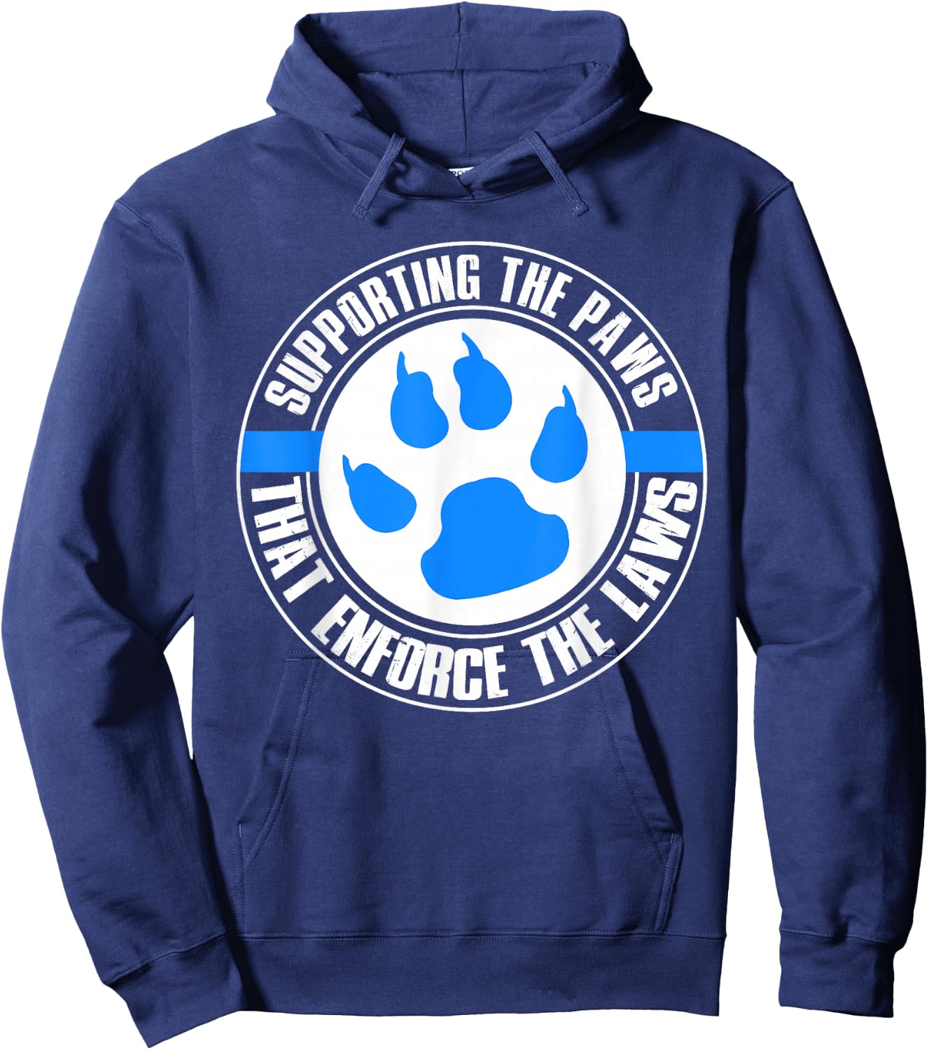 Police Officer K9 Unit Police Dog Trainer Training German Hoodie - Hoodie | Navy