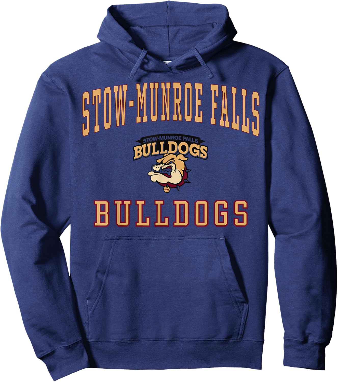 Stow-Munroe Falls High School Bulldogs C1 Hoodie - Hoodie | Navy