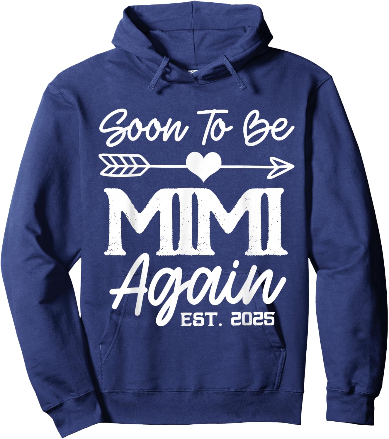 Soon To Be Mimi Again Est 2025 Hoodie - Hoodie | Navy